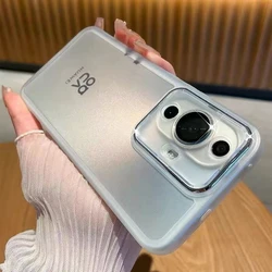 Soft Silicone Transparent Shockproof Bumper Phone Cover with Camera Protection for Nova 12 Ultra (White transparent)