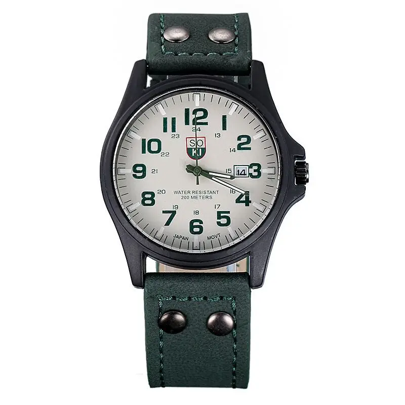 Men's Watch, Casual Fashion Belt Student Sports Watch Calendar Quartz Watch
