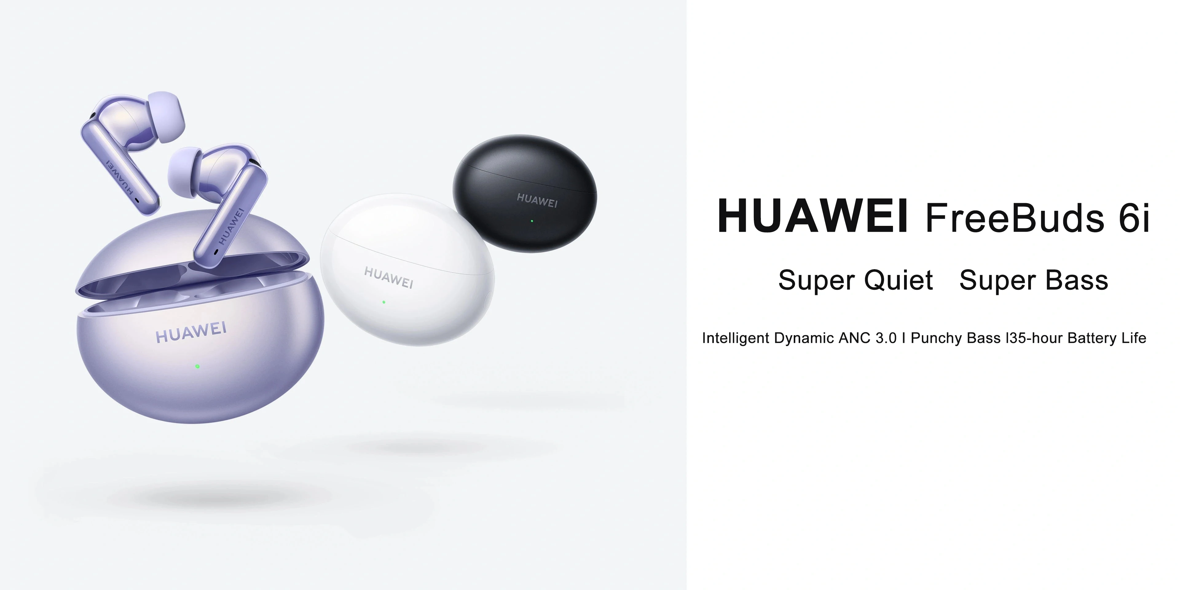 HUAWEI FreeBuds 6i ANC Wireless Earbuds description image