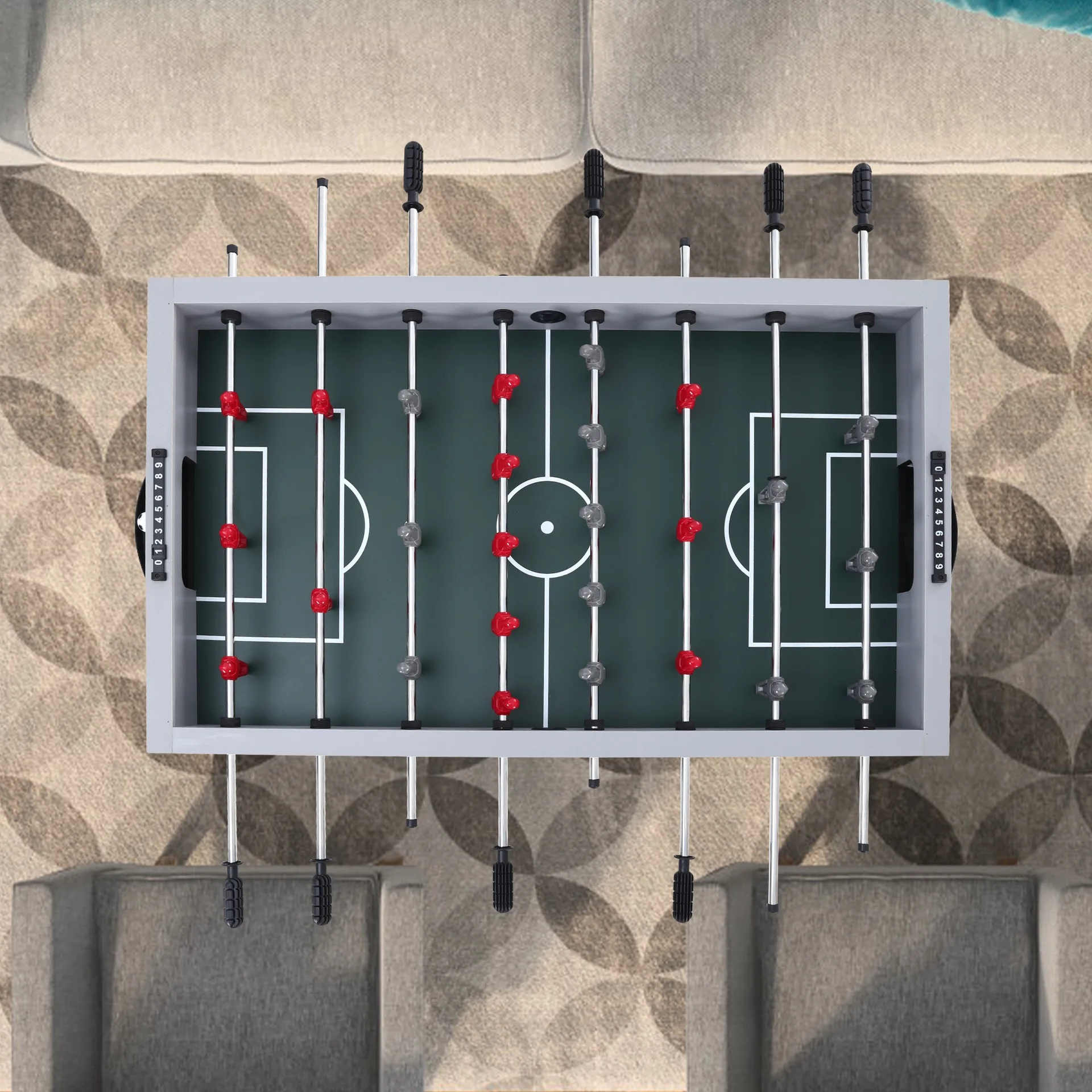High Quality Luxury Metal Foosball Table Game Table Soccer for Entertainment
