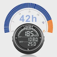 Compteur de vitesse de vélo filaire, étanche, de forme ronde, écran rétroéclairé, odomètre de vélo, ordinateur de vélo 5