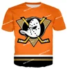 Disney Mighty Duck Helmet Children's Cartoon Pattern 3D Printed Men T-shirt Men's and Women's Tshirt Summer Men Clothing Tshirt 3