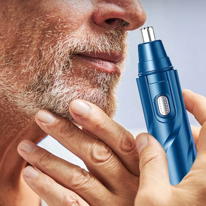 

Handheld Mini USB Nose Hair Trimmer Waterproof Pocket Size Electric Trimmer for Outdoor Traveling Home Bathroom PR Sale