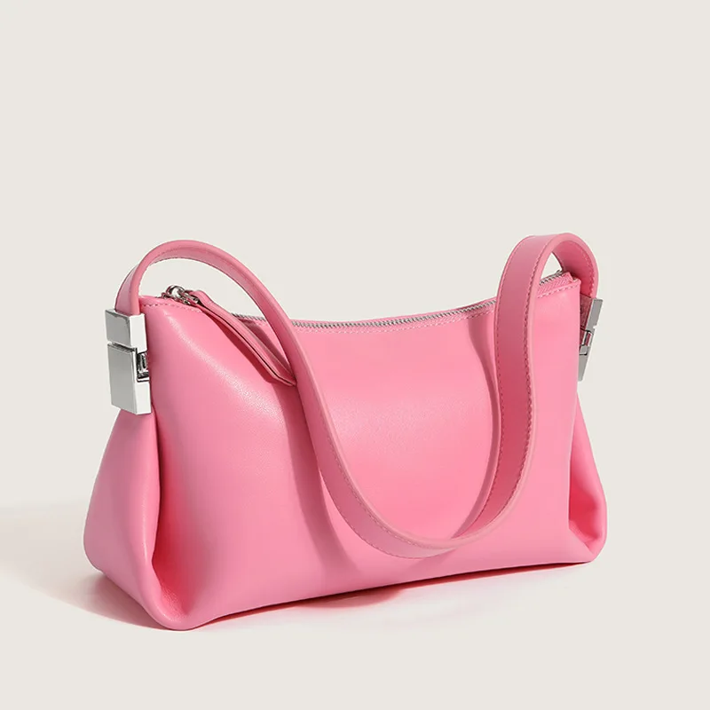 

Женские сумки под подмышки в Корейском стиле, новинка 2022, Женская однотонная винтажная Женская модная простая сумка