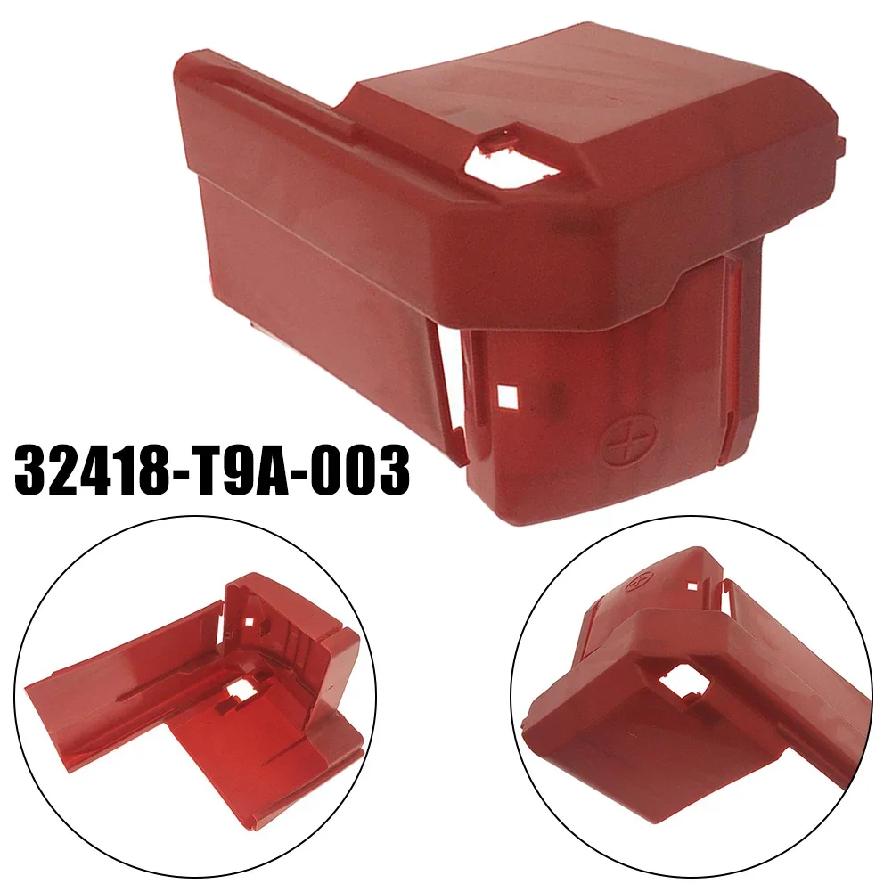 Red Battery Terminal Cover for Honda Fit 1520 32418T9A003 High Grade Electric Components Number 32418 T9A 003