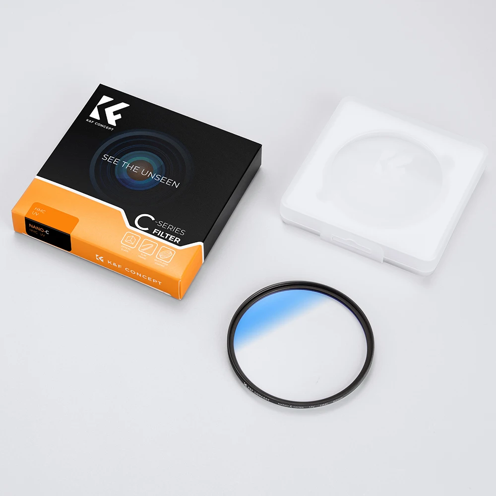 K&F Concept MC UV Protection Filter Ultra Slim Multi Coated HD 37mm 43mm 46mm 49mm 52mm 55mm 58mm 62mm 67mm 72mm 77mm 82mm images - 6