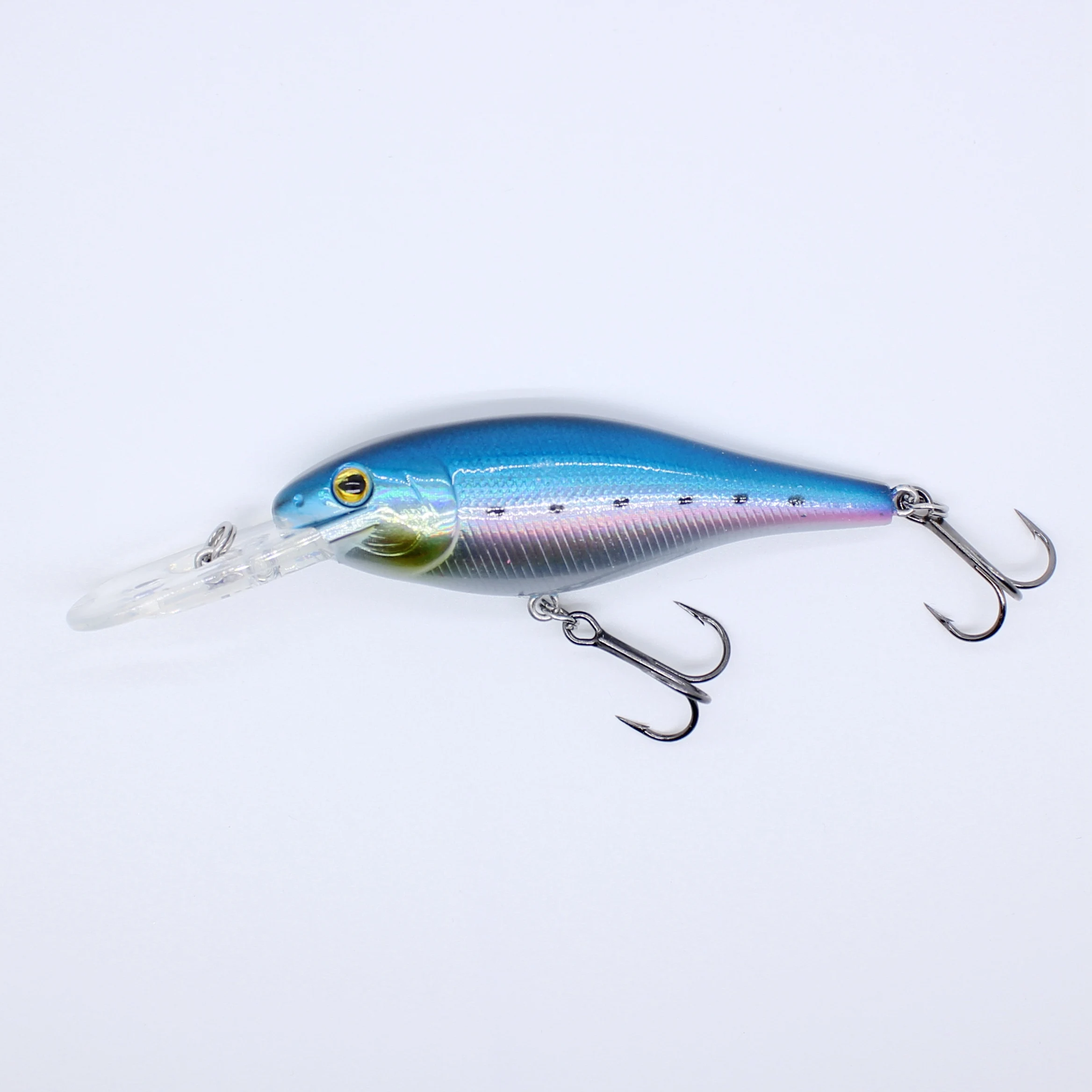 AOCLU Floating Minnow 70 mm 8,8 g harter Köder Kurbel Deep Diver Tiefe 1,5–3,3 m Angelköder VMC Haken Tackle Qualität – Detail 11