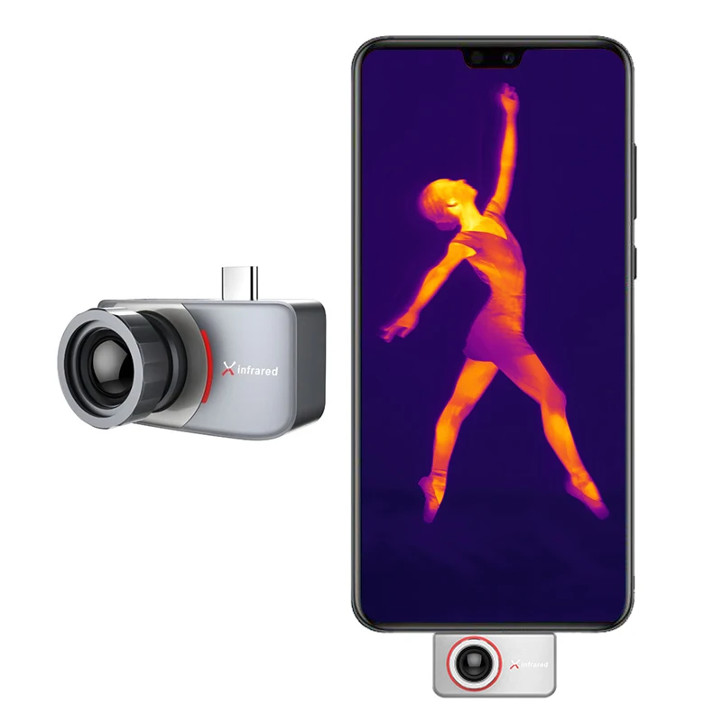 Xinfrared InfiRay 공식 T3pro 열화상 카메라, 산업용 열화상 카메라, 스마트폰용, 안드로이드 C 타입 이미저