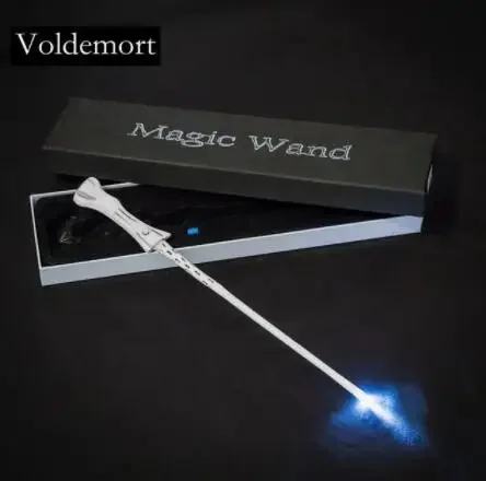 thumbnail image 1 of 2025 Varita mágica con luz LED de Harry Potter, Ron Dumbledore, Snape, Sirius, Hermione Voldemort, varitas mágicas ligeras, regalos de cosplay, juguetes de acción, 1 of 5