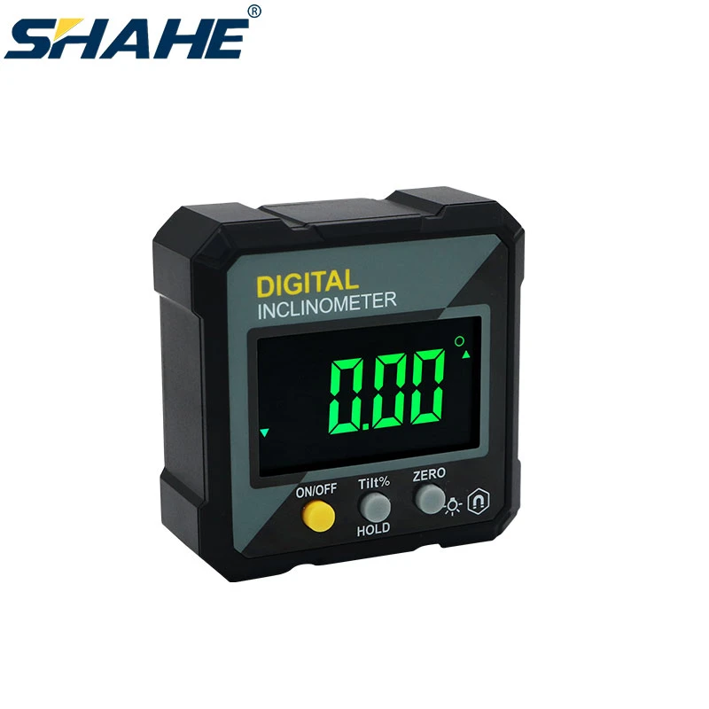 digital depth micrometer SHAHE New Angle Protractor 360 Degree Mini Electronic Digital Protractor Inclinometer Angle Finder Gauge Measurement Box voice volume meter