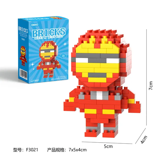 Disney Spider Man Lega Deadpool&Venom Building Blocks Marvel Legends Building Blocks Betmans building blocks for Children Gifts 6