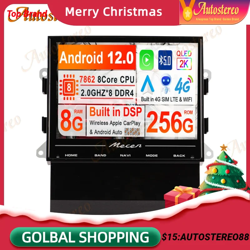 

AutoStereo 4G LTE Android 12 64G For Porsche Macan 2010-2017 Car GPS Navigation Multimedia Player HeadUnit Radio Tape Recorder