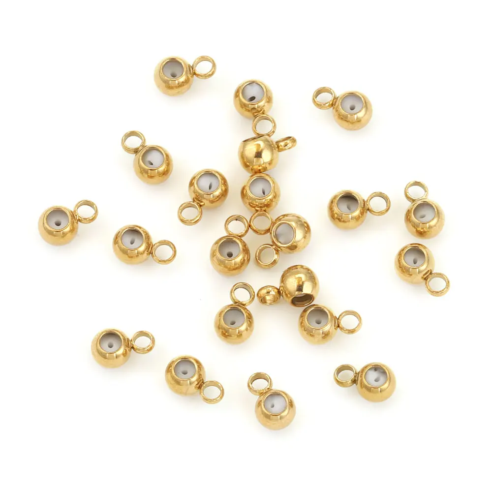 MATERIA Beads Stopper Clip 925 Silber - Armband Verschluss Für 3mm Perlen