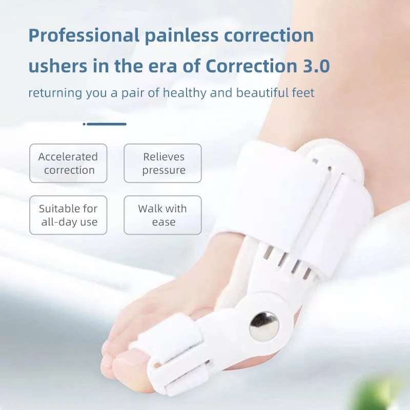 

New Big Bone Toe Bunion Splint Straightener Corrector Foot Pain Relief Hallux Valgus Feet Care Protector Foot Care Tools