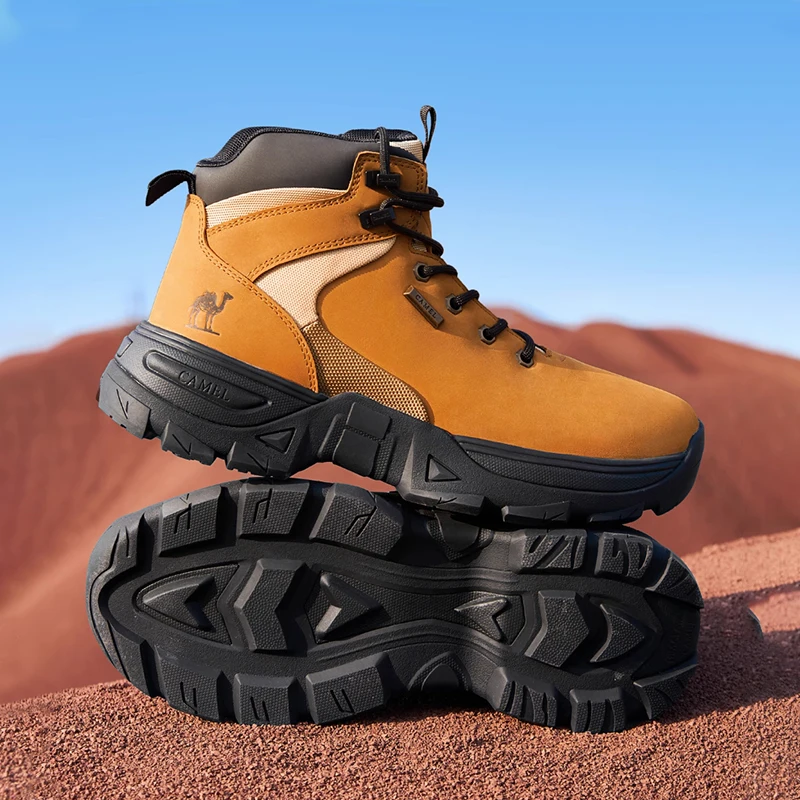 本革 ワークブーツ メンズ 牛革 トレッキングシューズ 登山靴