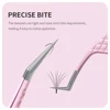 ANNAFRIS Fiber Tip Lash Tweezers Stainless Steel  Eyelash Extension Tweezers Precise fiber Anti-slip Tweezer Makeup Tools 5