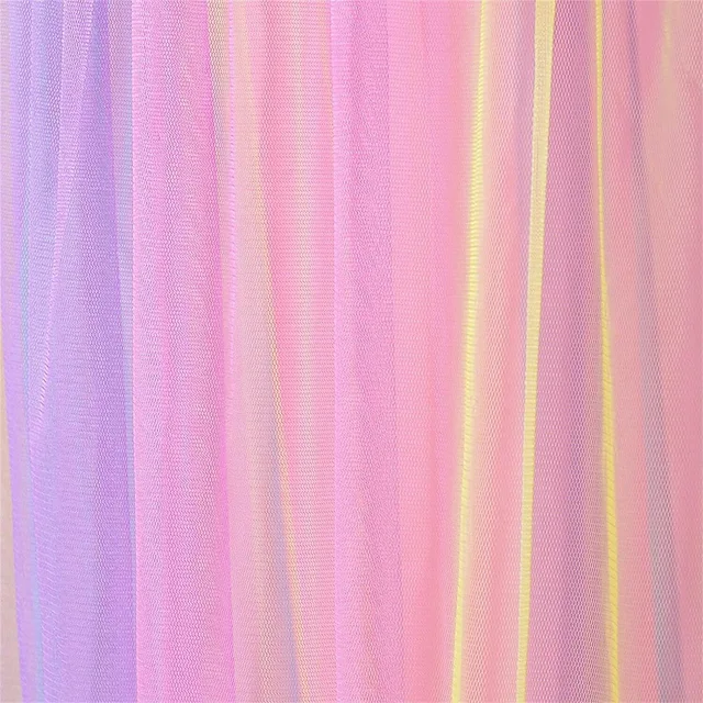 Moustiquaire colorée en forme de dôme d'été, rideau de lit de plafond de chambre à coucher, lit Double, rideau de lit en gaze, moustiquaire de jardin 6