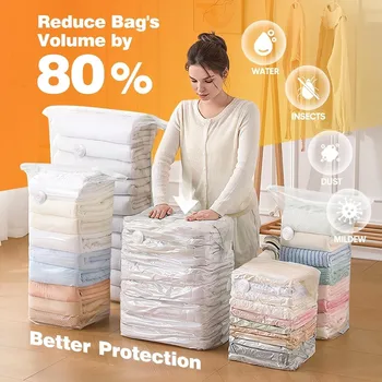 15-Pack Oversized Vacuum Storage Bags for Clothes & Bedding 1