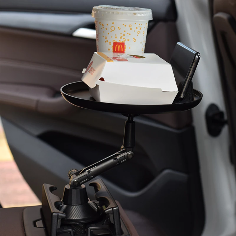 Cup Holder Tray For Car Car Tray Table Passenger Seats 360 Adjustable Stretchable Non Slip Car