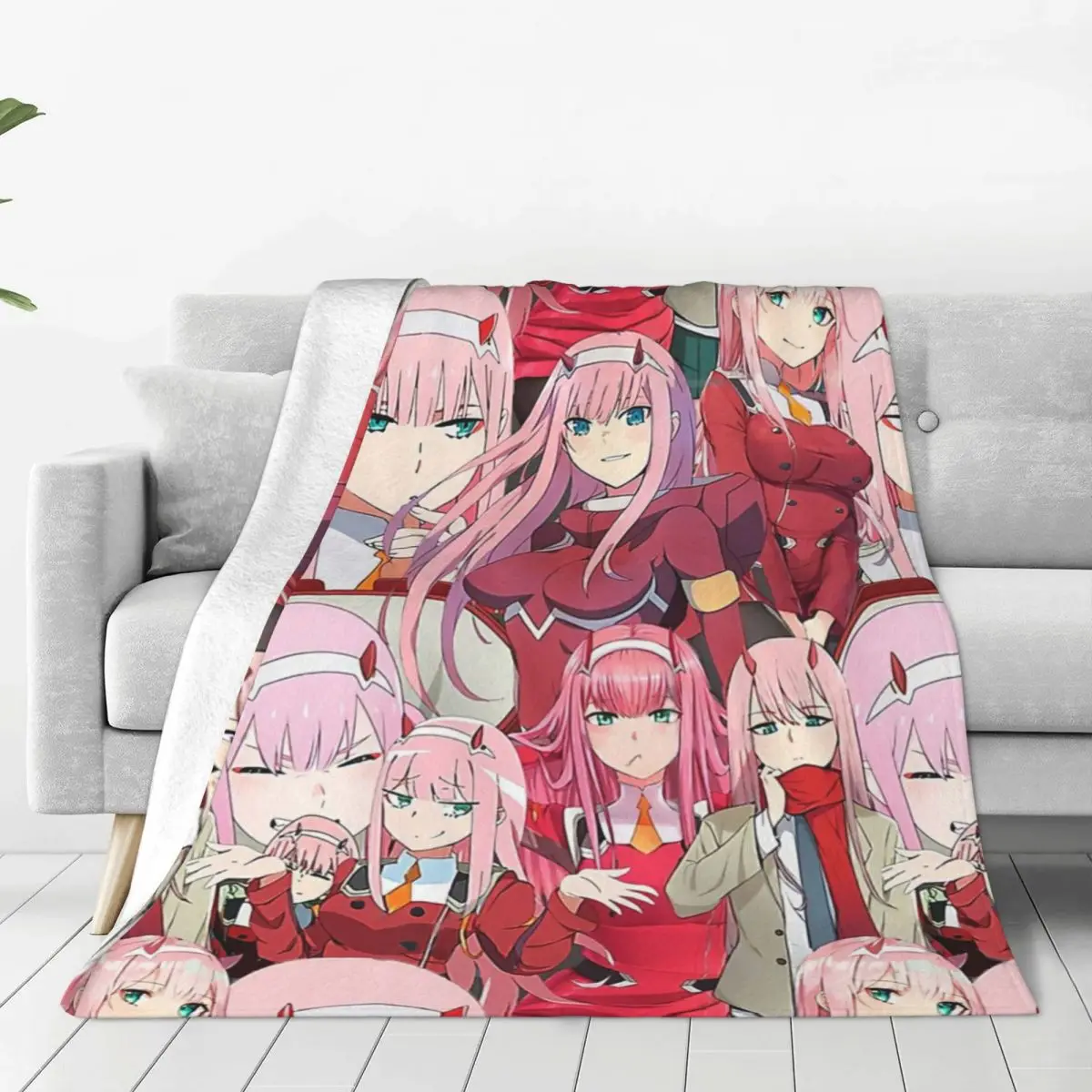 

Одеяло для кровати Zero Two Tribute, фланелевое одеяло, фланелевое одеяло, одеяло для кондиционирования воздуха