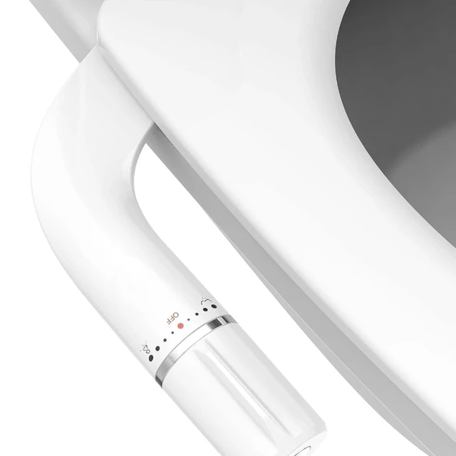 Ultra-Slim Bidet ATTACHMENT สําหรับห้องน้ํา Non-ไฟฟ้า Dual หัวฉีดผู้หญิงและด้านหลังล้าง Bidet ATTACHMENT อุปกรณ์อาบน้ํา 1