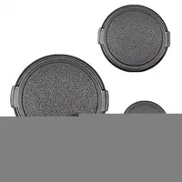 Front Cap Camera Lens Cap DSLR Lens Dustproof Cover Side Pinch Canon Lens Cover Hemp Face Lens Cap 37mm 40.5mm 49mm - Image 2