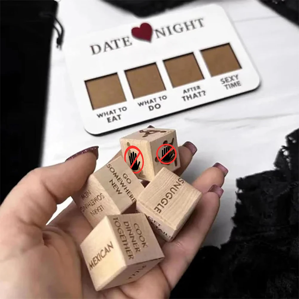 Date Night Dice After Dark Edition Date Night Wooden Dice Game 2