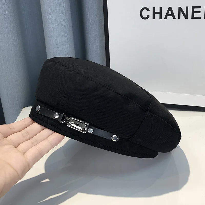 כובע בר שיק בהשראת וינטג לנשים-כותנה קלה, סגירת שרוך מתכווננת, מושלם לסתיו וחורף