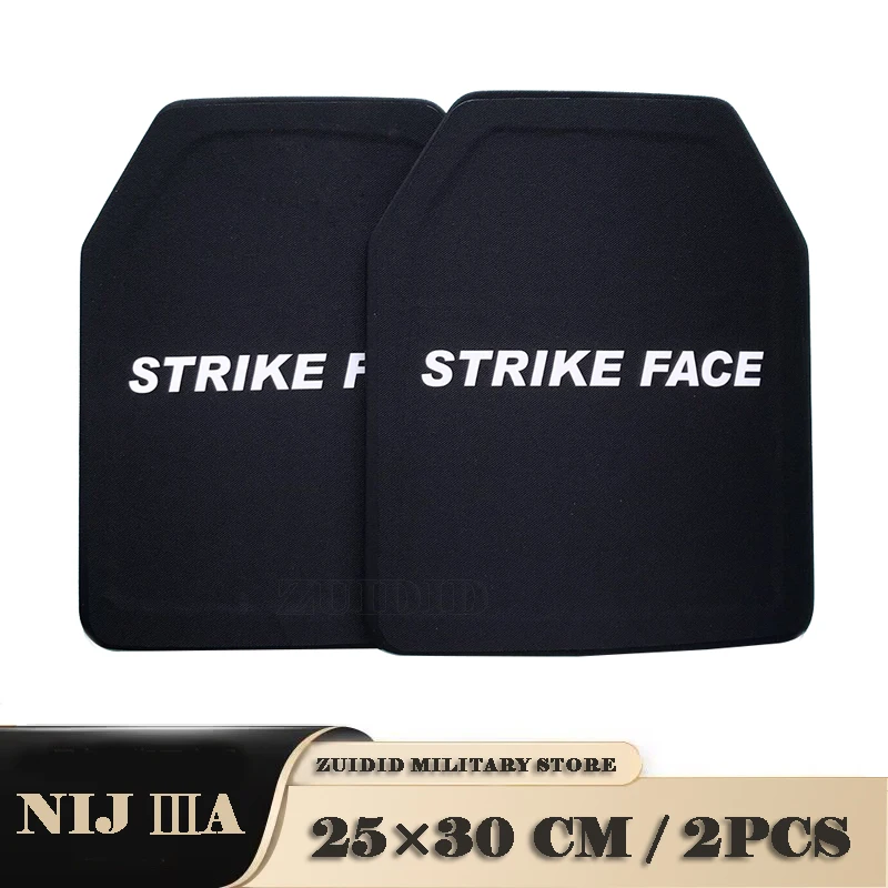 Hard Soft Armor Plate NIJ IIIA 10"x12" OR 11"x14" Stand Alone Light Weight PE Bulletproof Backpack Ballistic Panel 2PCS
