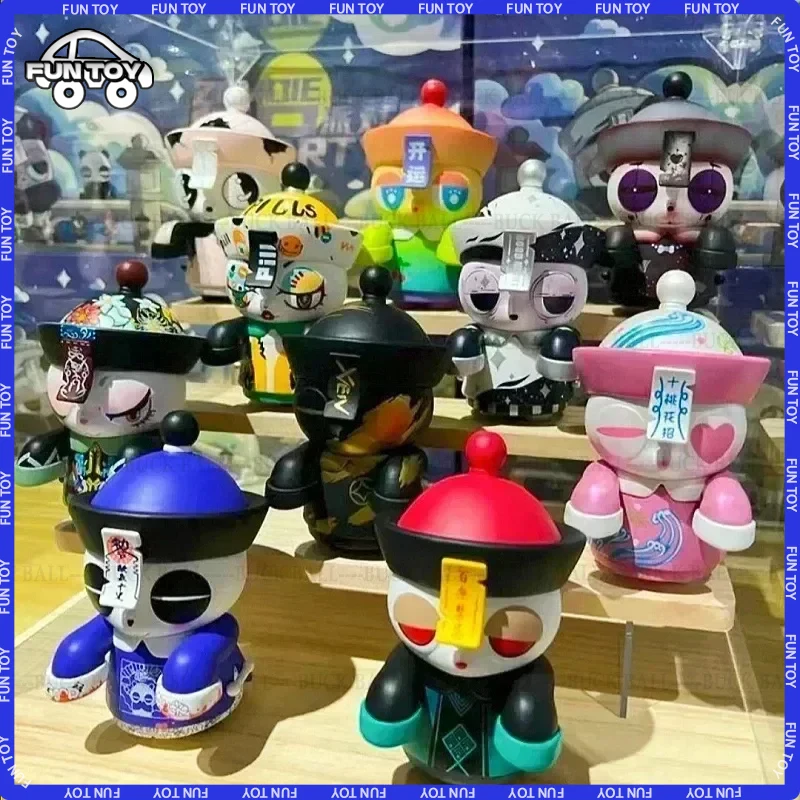 

Новинка, мистическая коробка серии «зомби панда», шторы «зомби», игрушки, экшн-фигурки «Угадай сумку», милая кукла, милые подарки-модели