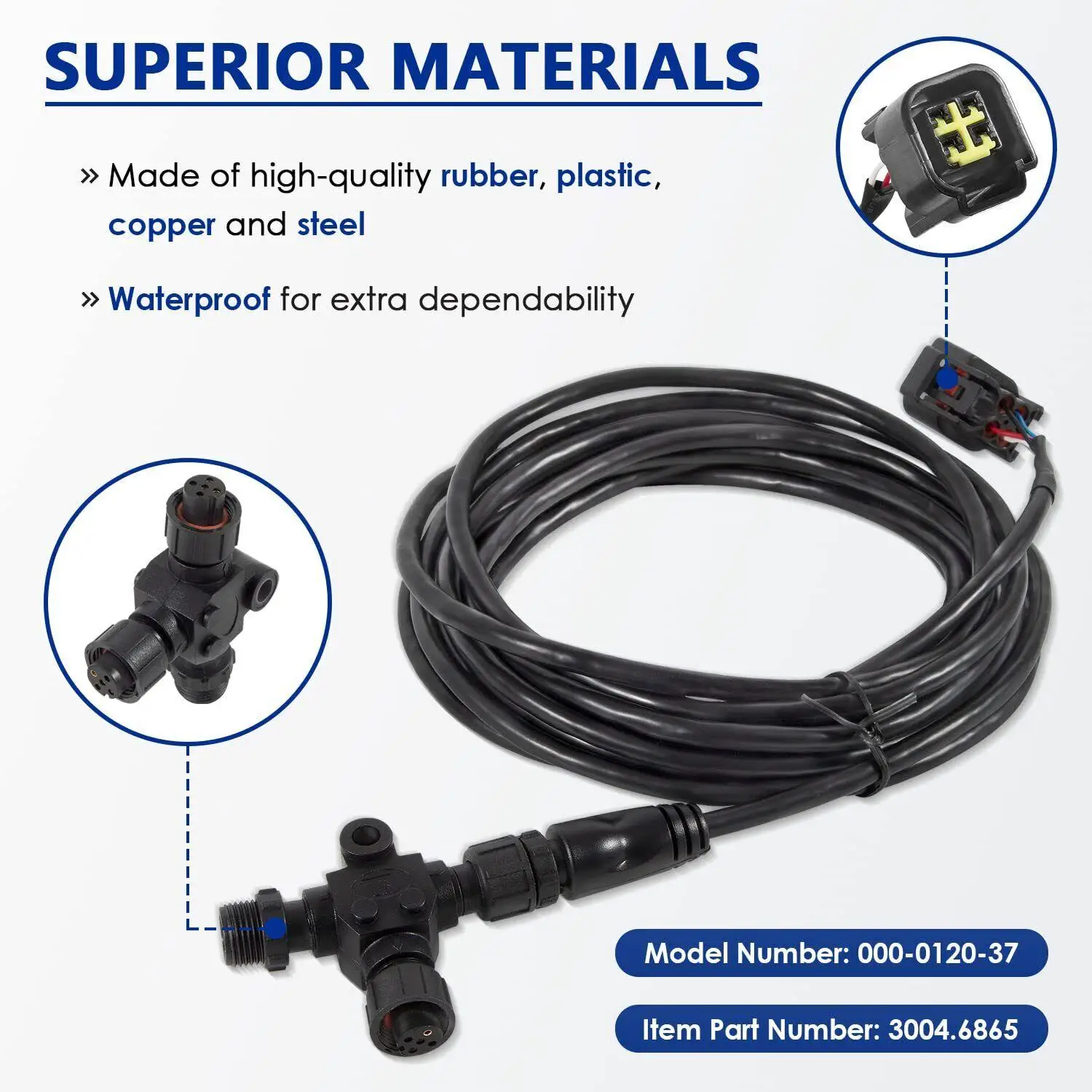 

AP02 4.5m 000-0120-37 Engine Interface Cable For NMEA 2000 with "T" Fit for Yamaha 06-23