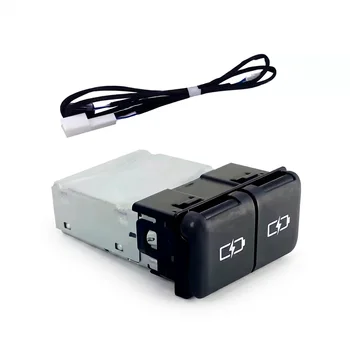 Caricabatterie per auto Type-C PD con ricarica rapida, adattatore per telefono con pulsante per Camry, Avalon, Highlander, Levin, RAV4 e accessori correlati