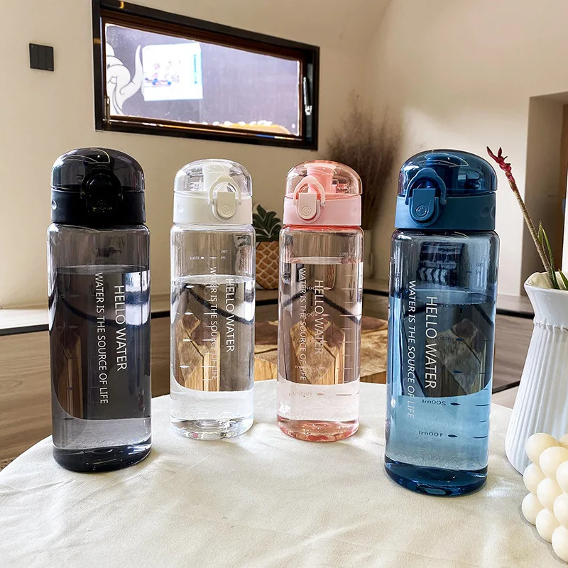 Sports Water Cup Plastic Straw For Boys And Girls
