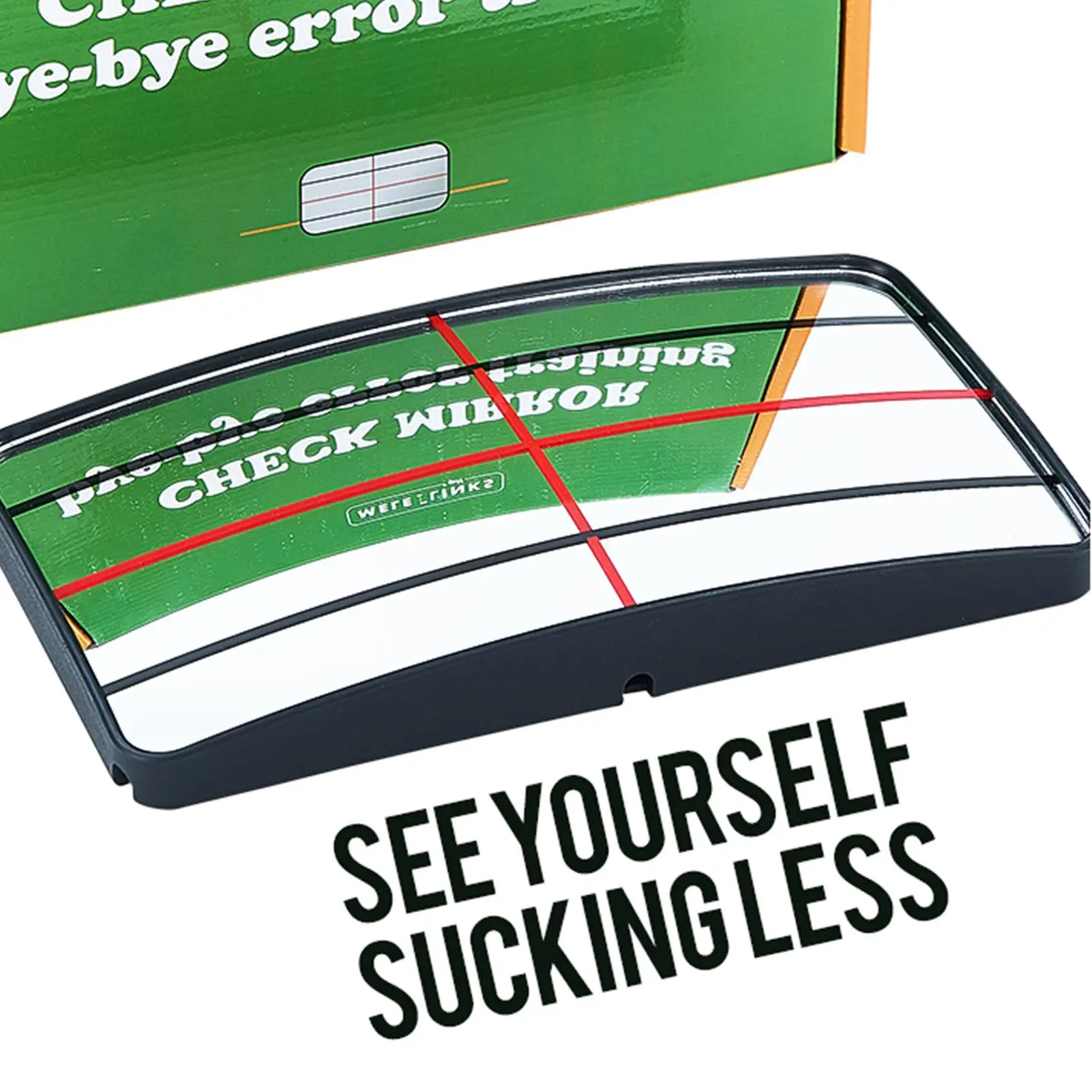 Golf Hitting Postures Correction Mirror Golf Swing Standing Alignment Mirror With Indicator Rod Golf Putting Mirror For Beginner