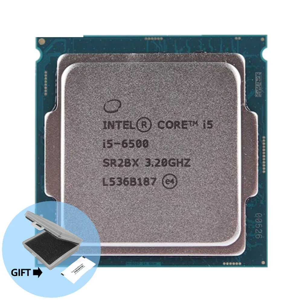 Processore Cpu Intel Core I5-6500 I5 6500 3.2 Ghz Quad-Core Quad-Thread 65W 6M Lga 1151