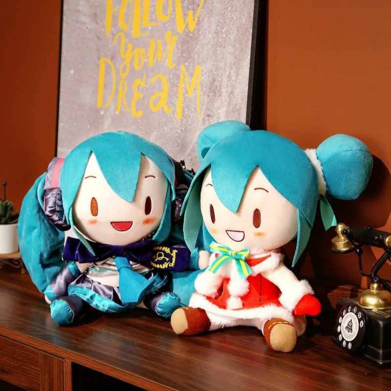 32cm New Hatsune Miku Anime Plush Fufu Preciality Series Game Stuffed Doll Action Figure Pillow Car Accessories Birthday Gifts