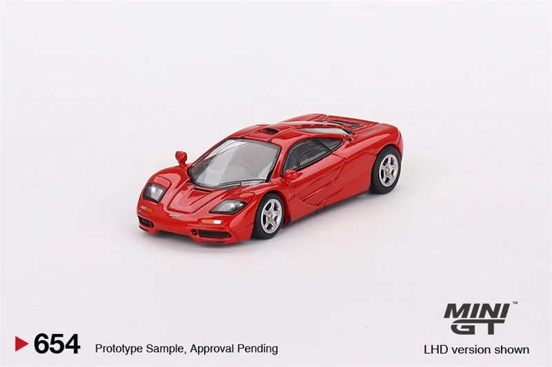 

** Предзаказ ** MINI GT 1:64 McLaren F1 красная модель автомобиля под давлением