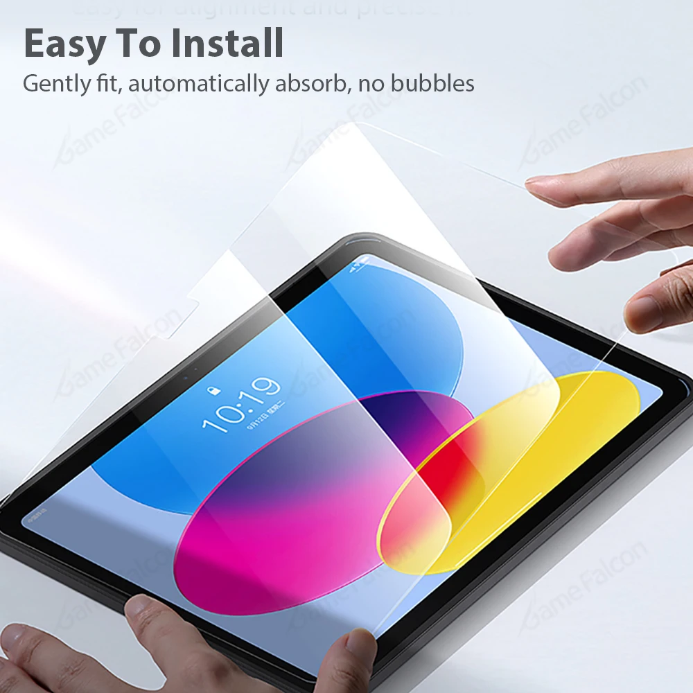 Tempered Glass Screen Protector Film For iPad A16 Pro 13 M5 M4 12.9 10 9 9th 10th Generation Air 11 M2 M3 5 4 Mini 6 7