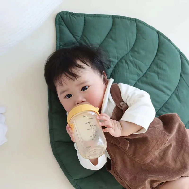 어린이용 부드러운 코튼 바닥 깔개, 크롤링 매트 담요, 양면 사용 수면 패드, 가을 겨울 홈 장식