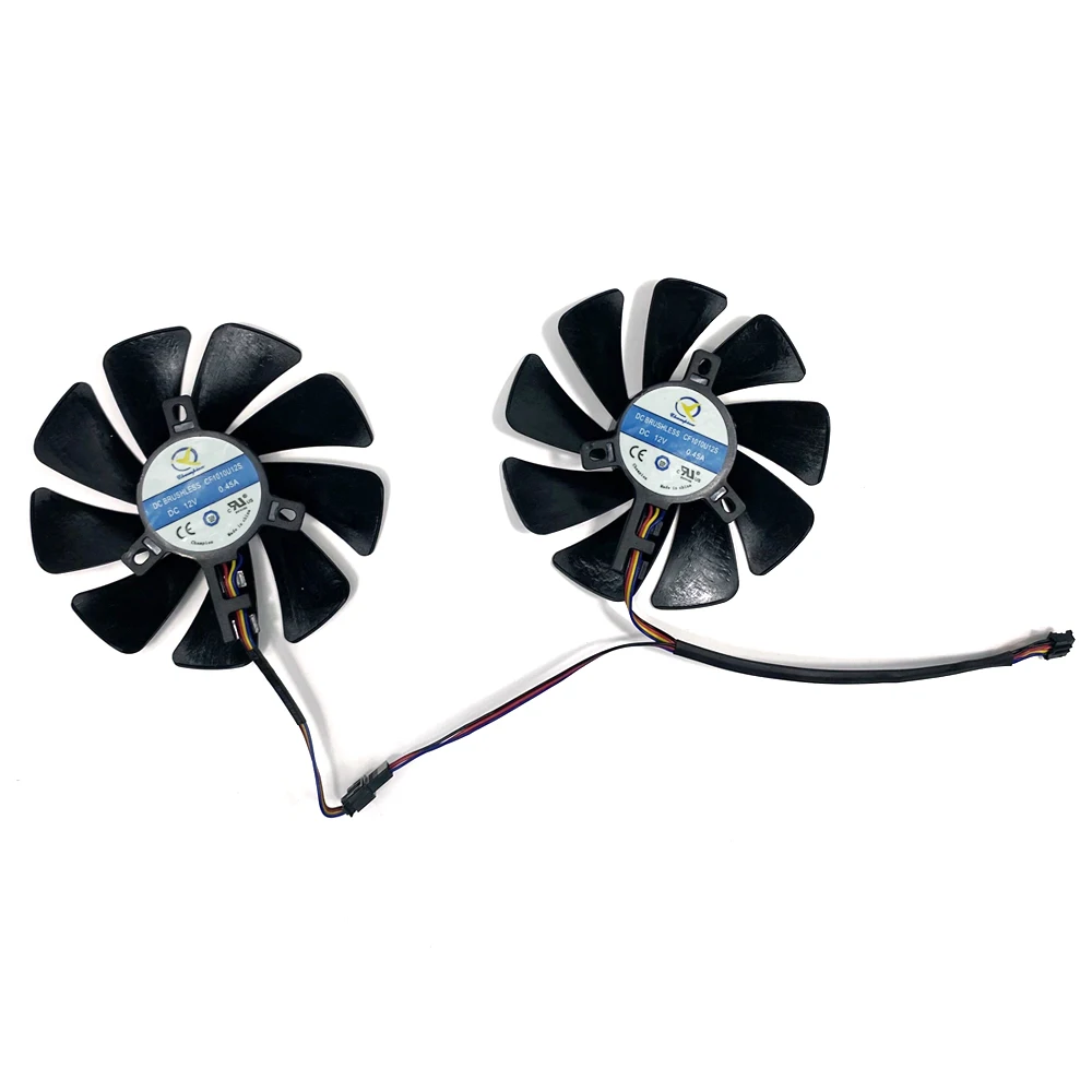 DIY 95MM 4PIN CF1010U12S Cooling Fan Radeon RX 6650XT GPU FAN For Powercolor Hellhound AMD Radeon RX 6600XT video card fan