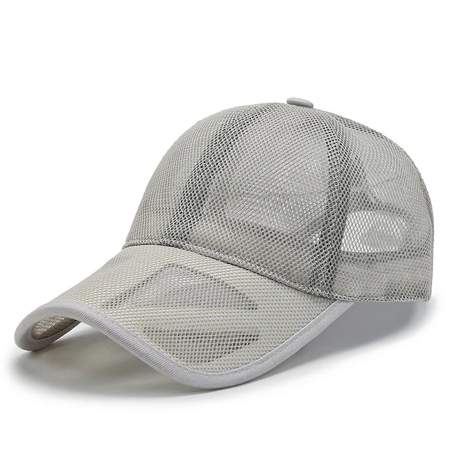 Baseball Cap Snapback Fishing Hats Hollow Mesh Summer Caps