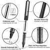 Deli RollerBall Pens, 0.5mm Fine Point Liquid Gel Ink Rolling Ball Quick Drying Gel Pen for School Office Writing 2