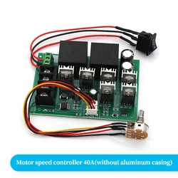 High - Power PWM Speed Controller for Brushed Motors - 2000W with Multi - Gear Forward/Reverse/Stop Functionality (PWM Speed Regulator)