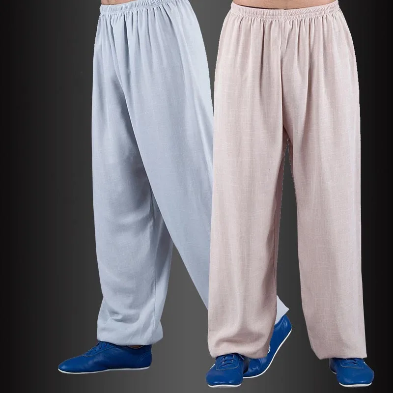 Martial Art Trousers Tai Chi Trousers Martial Arts Training Pants Wu Shu Tai Chi Pants Bloomers Men Women Karate Judo Trousers Taekwondo Kung Fu Running Yoga