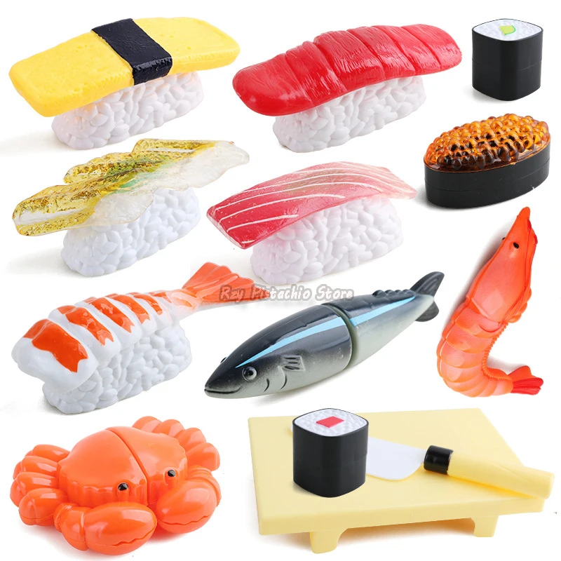 Parliky 2 Unidades Sushi Escala 1:12 Falso Brinquedo De Sushi Comida  Japonesa Realista Comida De Jogo Realista Comida Falsa De Sushi Casa De  Bonecas