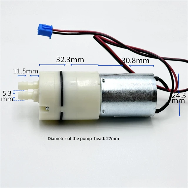 Mini pompe à eau électrique à faible bruit, 12V DC, 370, auto