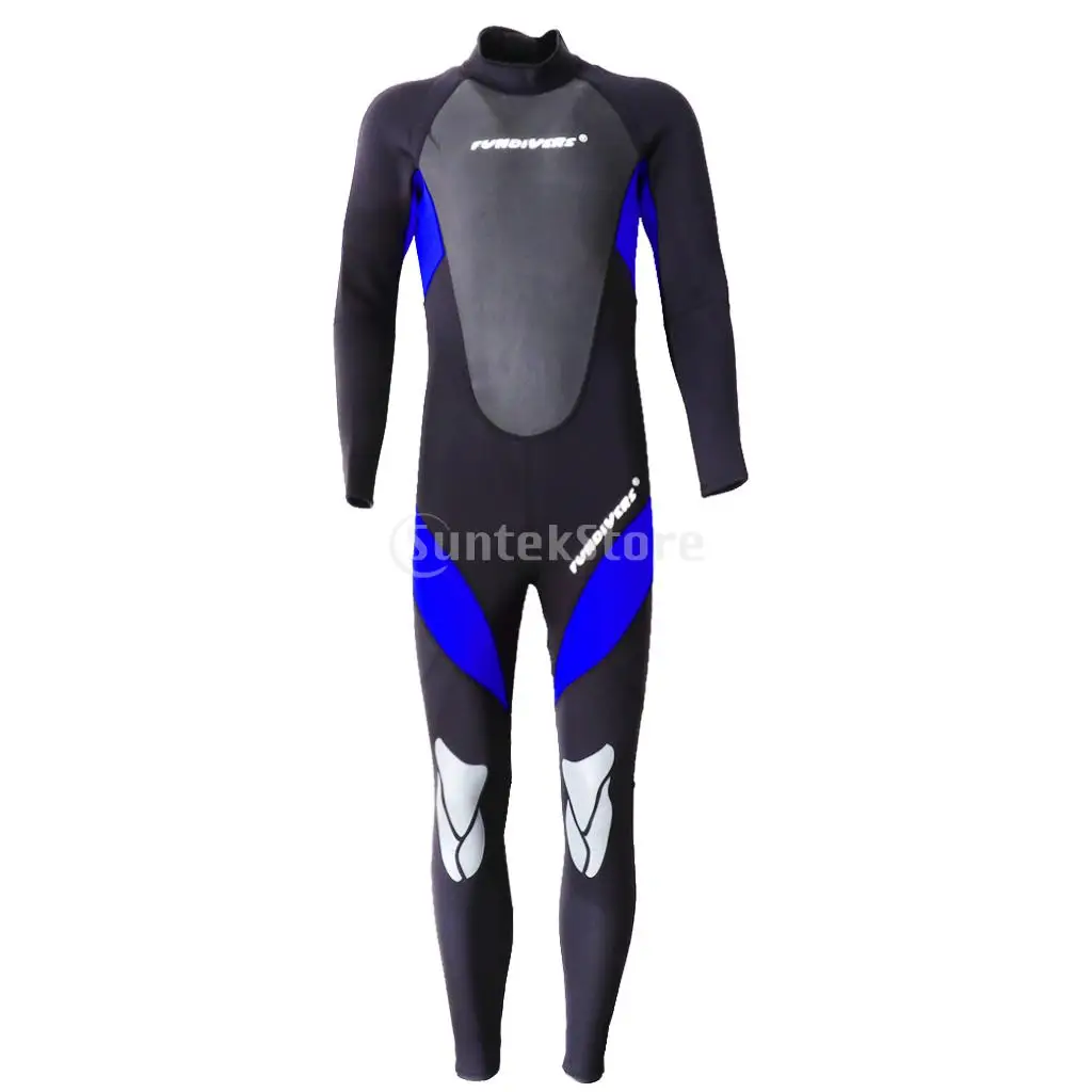 Terno de mergulho em neoprene premium para homens, 3mm, mangas compridas, fato térmico, natação, mergulho, inverno
