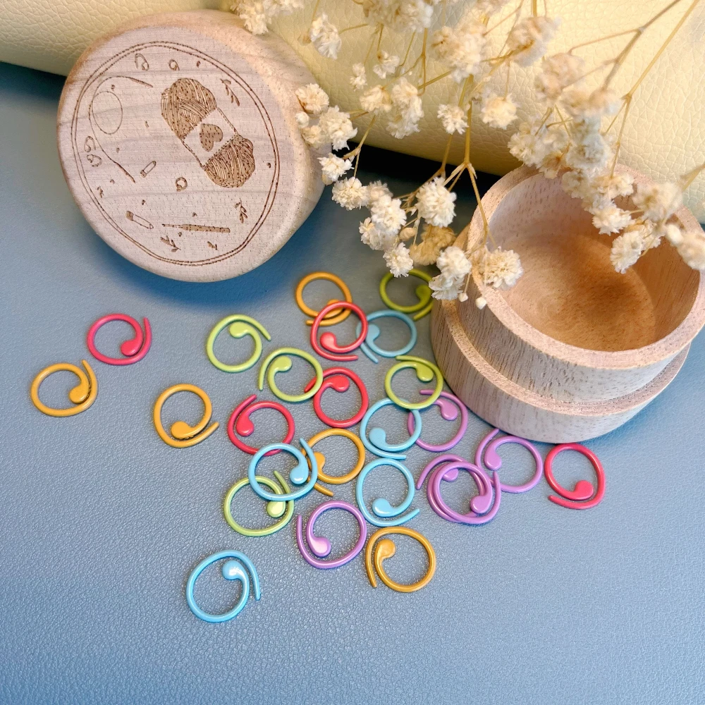 Bohemian Metal Stitch Markers for DIY Knitting Crochet Yarn Craft