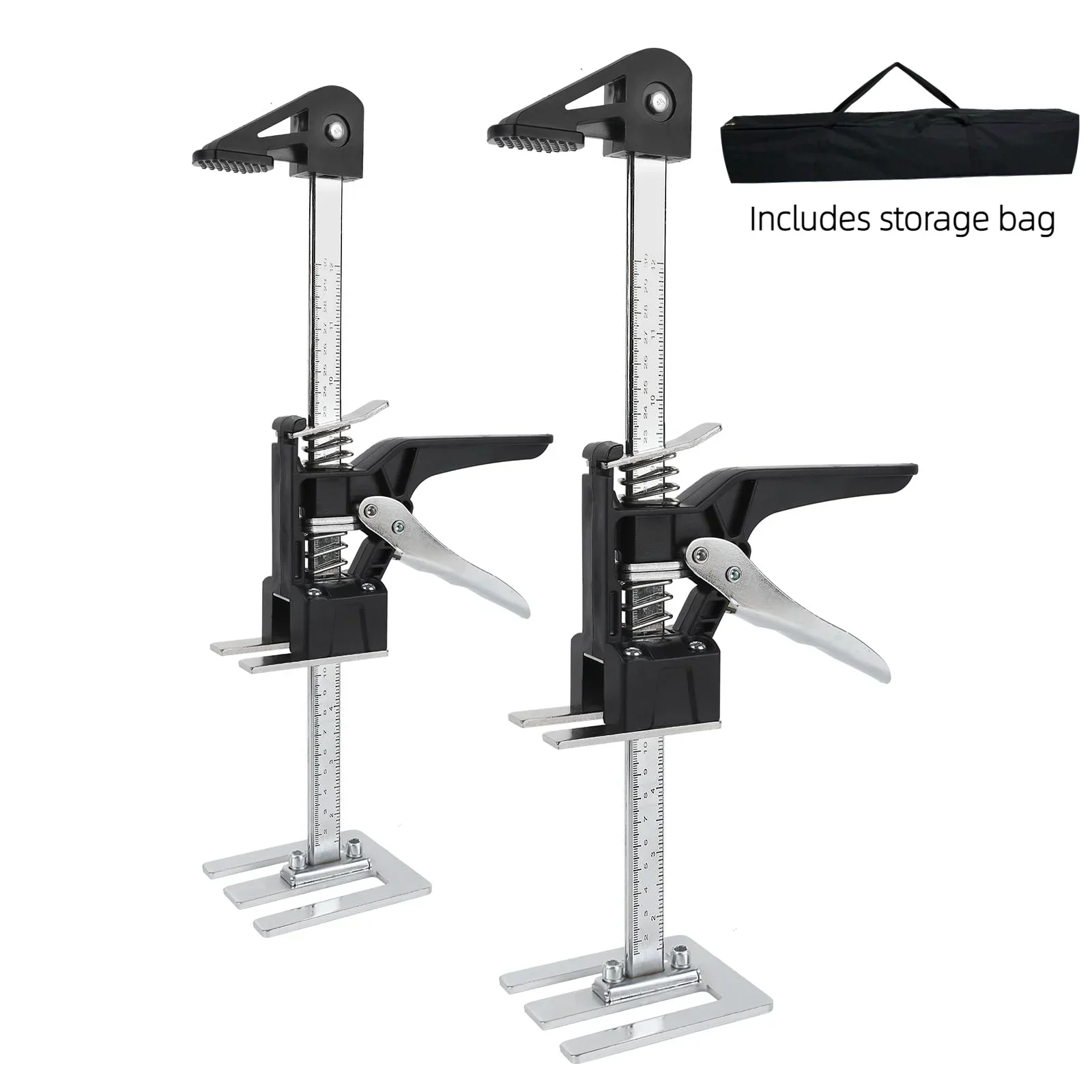 Lifting Tool 15 In Labor Saving Arm Hand Lifting Jack Tool Door Panel Drywall Lifting Cabinet Board Lifter Tile Height Adjuster Elevator Tool