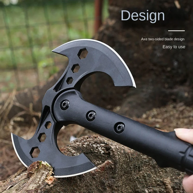 Camping axe Multifunctional sapper axe camping fire devil survival tactics outdoor portable mountain cutting firewood